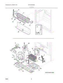 04 - System parts for Electrolux Freezer FFFH20F3WW3 from AppliancePartsPros.com