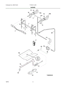 03 - Burner parts for Electrolux Range FFGF3011LWK from AppliancePartsPros.com