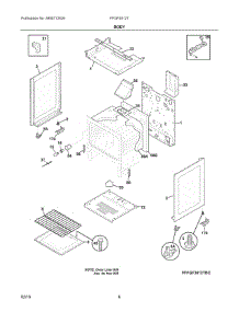 04 - Body parts for Electrolux Range FFGF3012TWD from AppliancePartsPros.com