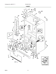 04 - Cabinet parts for Electrolux Refrigerator FFHB2750TD2 from AppliancePartsPros.com