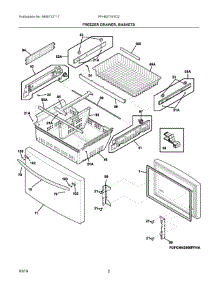 02 - Freezer Drawer, Baskets parts for Electrolux Refrigerator FFHB2750TD2 from AppliancePartsPros.com
