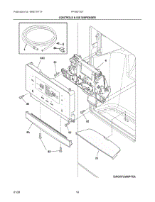 07 - Controls & Ice Dispenser parts for Electrolux Refrigerator FFHB2750TD6 from AppliancePartsPros.com