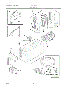 09 - Ice Maker parts for Electrolux Refrigerator FFHB2750TE4 from AppliancePartsPros.com
