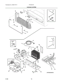 06 - Cooling System parts for Electrolux Refrigerator FFHB2750TE6 from AppliancePartsPros.com