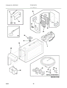 09 - Ice Maker parts for Electrolux Refrigerator FFHB2750TP4 from AppliancePartsPros.com