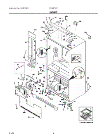 04 - Cabinet parts for Electrolux Refrigerator FFHB2750TP7 from AppliancePartsPros.com