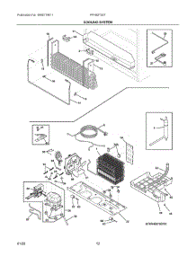 06 - Cooling System parts for Electrolux Refrigerator FFHB2750TP7 from AppliancePartsPros.com