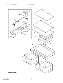 04 - Shelves parts for Electrolux Refrigerator FFHI1835VS3 from AppliancePartsPros.com