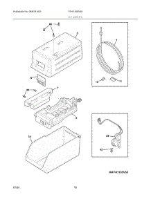 06 - Ice Maker parts for Electrolux Refrigerator FFHI1835VS5 from AppliancePartsPros.com
