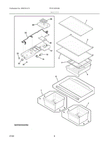 04 - Shelves parts for Electrolux Refrigerator FFHI1835VS6 from AppliancePartsPros.com