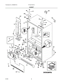 04 - Cabinet parts for Electrolux Refrigerator FFHN2750TD2 from AppliancePartsPros.com