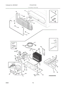 06 - Cooling System parts for Electrolux Refrigerator FFHN2750TS9 from AppliancePartsPros.com