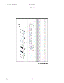 07 - Controls parts for Electrolux Refrigerator FFHN2750TS9 from AppliancePartsPros.com