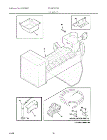 08 - Ice Maker parts for Electrolux Refrigerator FFHN2750TS9 from AppliancePartsPros.com