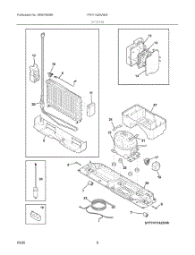 05 - System parts for Electrolux Refrigerator FFHT1425VB00 from AppliancePartsPros.com