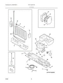 05 - System parts for Electrolux Refrigerator FFHT1425VV00 from AppliancePartsPros.com