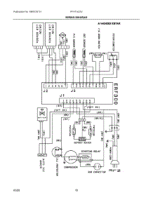 06 - Wiring Diagram parts for Electrolux Refrigerator FFHT1425VW from AppliancePartsPros.com