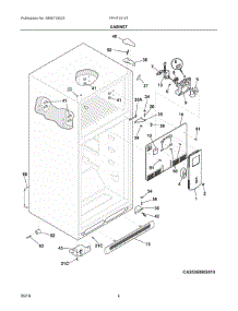 03 - Cabinet parts for Electrolux Refrigerator FFHT1514TB4 from AppliancePartsPros.com