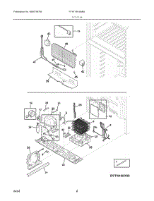 05 - System parts for Electrolux Refrigerator FFHT1814WB4 from AppliancePartsPros.com