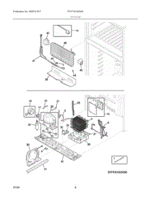 05 - System parts for Electrolux Refrigerator FFHT1814WW4 from AppliancePartsPros.com