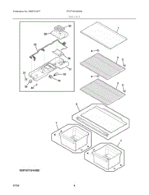 04 - Shelves parts for Electrolux Refrigerator FFHT1814WW4 from AppliancePartsPros.com