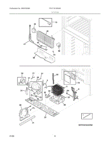 05 - System parts for Electrolux Refrigerator FFHT1814WW5 from AppliancePartsPros.com