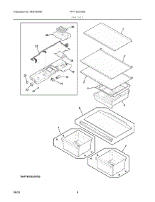 04 - Shelves parts for Electrolux Refrigerator FFHT1835VB8 from AppliancePartsPros.com