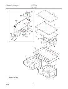 04 - Shelves parts for Electrolux Refrigerator FFHT1835VS4 from AppliancePartsPros.com