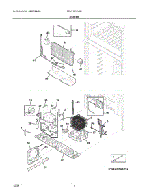 05 - System parts for Electrolux Refrigerator FFHT1835VS6 from AppliancePartsPros.com