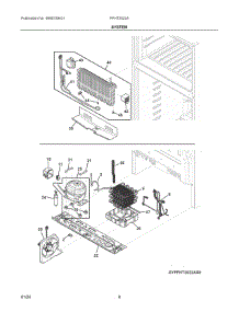 05 - System parts for Electrolux Refrigerator FFHT2022AB0 from AppliancePartsPros.com
