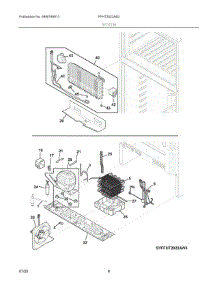 05 - System parts for Electrolux Refrigerator FFHT2022AB3 from AppliancePartsPros.com