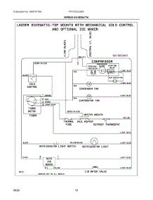06 - Wiring Schematic parts for Electrolux Refrigerator FFHT2022AB5 from AppliancePartsPros.com