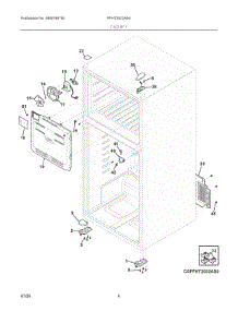 03 - Cabinet parts for Electrolux Refrigerator FFHT2022AS4 from AppliancePartsPros.com