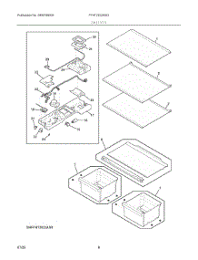 04 - Shelves parts for Electrolux Refrigerator FFHT2022AW3 from AppliancePartsPros.com