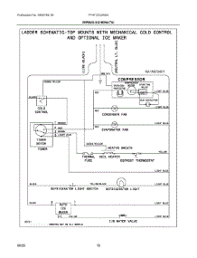 06 - Wiring Schematic parts for Electrolux Refrigerator FFHT2022AW4 from AppliancePartsPros.com