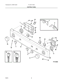 06 - Wiring Schematic parts for Electrolux Refrigerator FFHT2033VE0 from AppliancePartsPros.com