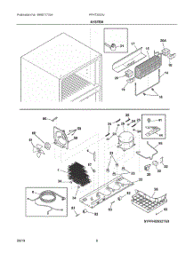 05 - System parts for Electrolux Refrigerator FFHT2033VE2 from AppliancePartsPros.com