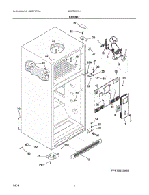 03 - Cabinet parts for Electrolux Refrigerator FFHT2033VE2 from AppliancePartsPros.com