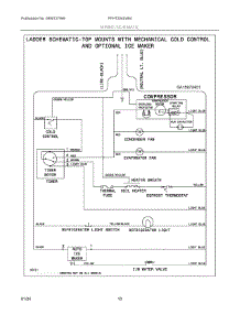 06 - Wiring Schematic parts for Electrolux Refrigerator FFHT2045VB4 from AppliancePartsPros.com