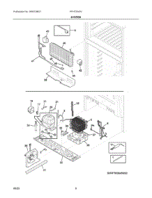 05 - System parts for Electrolux Refrigerator FFHT2045VB5 from AppliancePartsPros.com