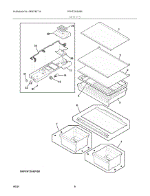 04 - Shelves parts for Electrolux Refrigerator FFHT2045VB6 from AppliancePartsPros.com
