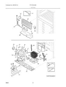 05 - System parts for Electrolux Refrigerator FFHT2045VB8 from AppliancePartsPros.com