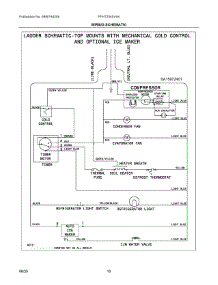 06 - Wiring Schematic parts for Electrolux Refrigerator FFHT2045VS4 from AppliancePartsPros.com