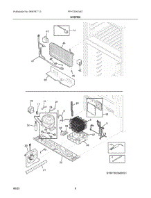 05 - System parts for Electrolux Refrigerator FFHT2045VS7 from AppliancePartsPros.com