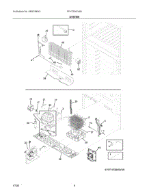 05 - System parts for Electrolux Refrigerator FFHT2045VS8 from AppliancePartsPros.com