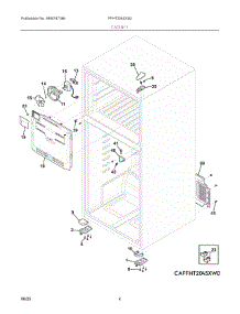 03 - Cabinet parts for Electrolux Refrigerator FFHT2045XS0 from AppliancePartsPros.com