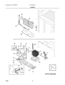 05 - System parts for Electrolux Refrigerator FFHT2045XS1 from AppliancePartsPros.com