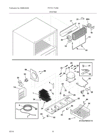 09 - System parts for Electrolux Refrigerator FFHT2117LW8 from AppliancePartsPros.com