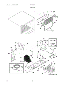 09 - System parts for Electrolux Refrigerator FFHT2126PB2 from AppliancePartsPros.com