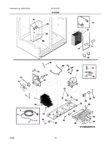 07 - System parts for Electrolux Refrigerator FFHX2325TS3 from AppliancePartsPros.com